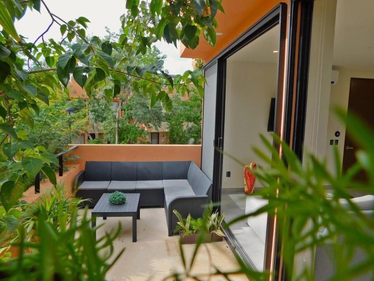 Amplio Depto. C/Terraza Privada + Hermosa Piscina Tulum Exterior foto