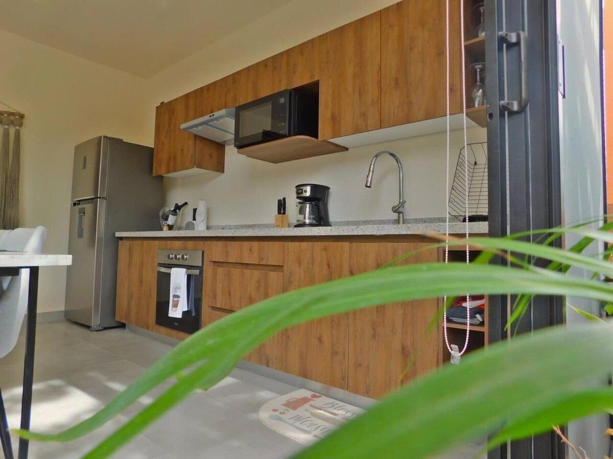Amplio Depto. C/Terraza Privada + Hermosa Piscina Tulum Exterior foto